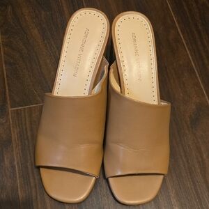 Adrienne Vittadini Brown Women's Mules